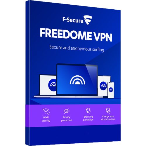 F-Secure VPN (5 eszkoz / 1 ev) - Kivalo minosegu termek